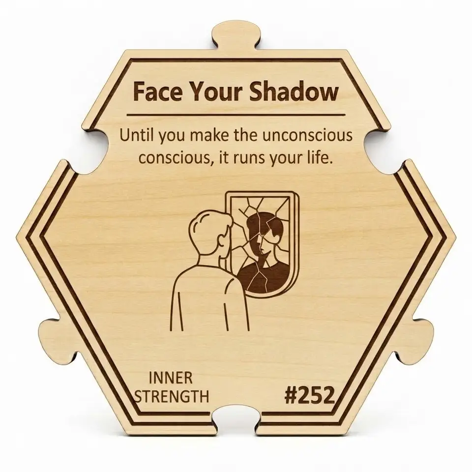 Face Your Shadow — Puzzle4Life™ piece front