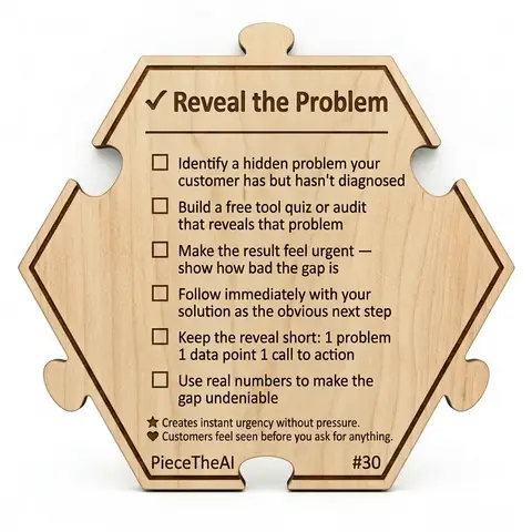 Reveal the Problem — Puzzle4Life™ piece back