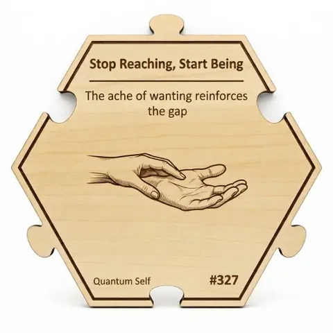 Stop Reaching, Start Being — Puzzle4Life™ piece front