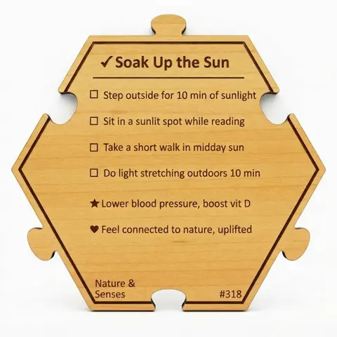 Soak Up the Sun Daily — Puzzle4Life™ piece back