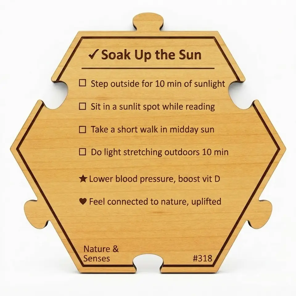 Soak Up the Sun Daily — Puzzle4Life™ piece back