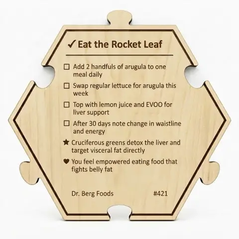 Dr. Berg — 7 Healthiest Foods #421 — Puzzle4Life™ piece back