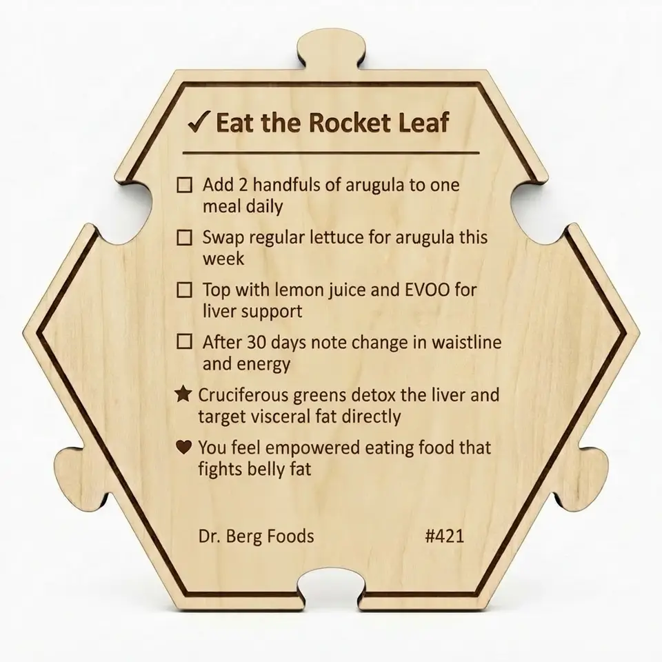 Dr. Berg — 7 Healthiest Foods #421 — Puzzle4Life™ piece back