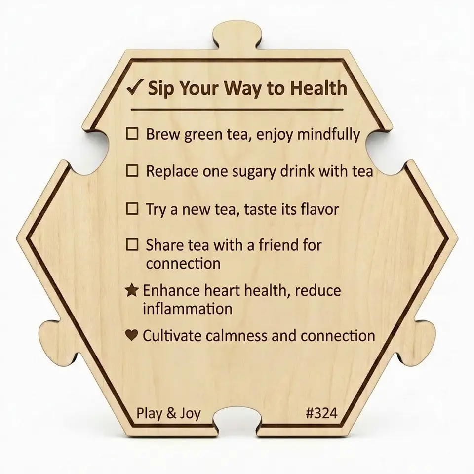 Sip Your Way to Health — Puzzle4Life™ piece back