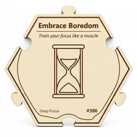 Embrace Boredom — Puzzle4Life™ piece front