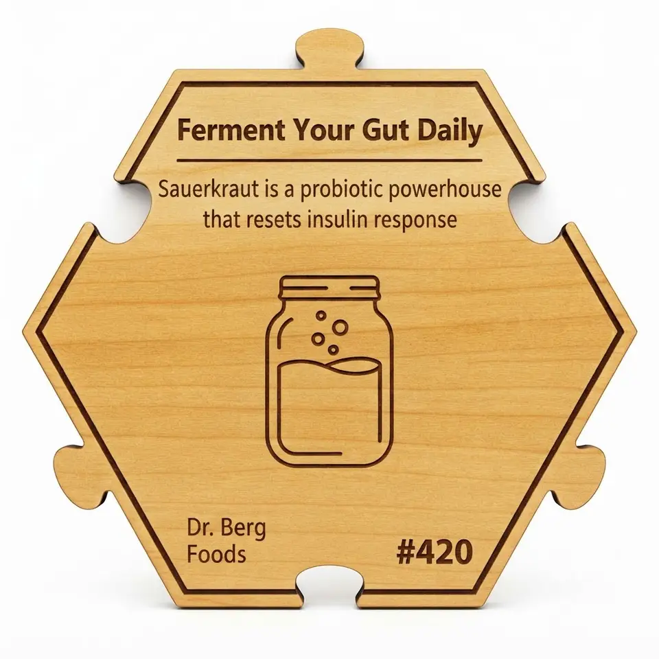 Dr. Berg — 7 Healthiest Foods #420 — Puzzle4Life™ piece front