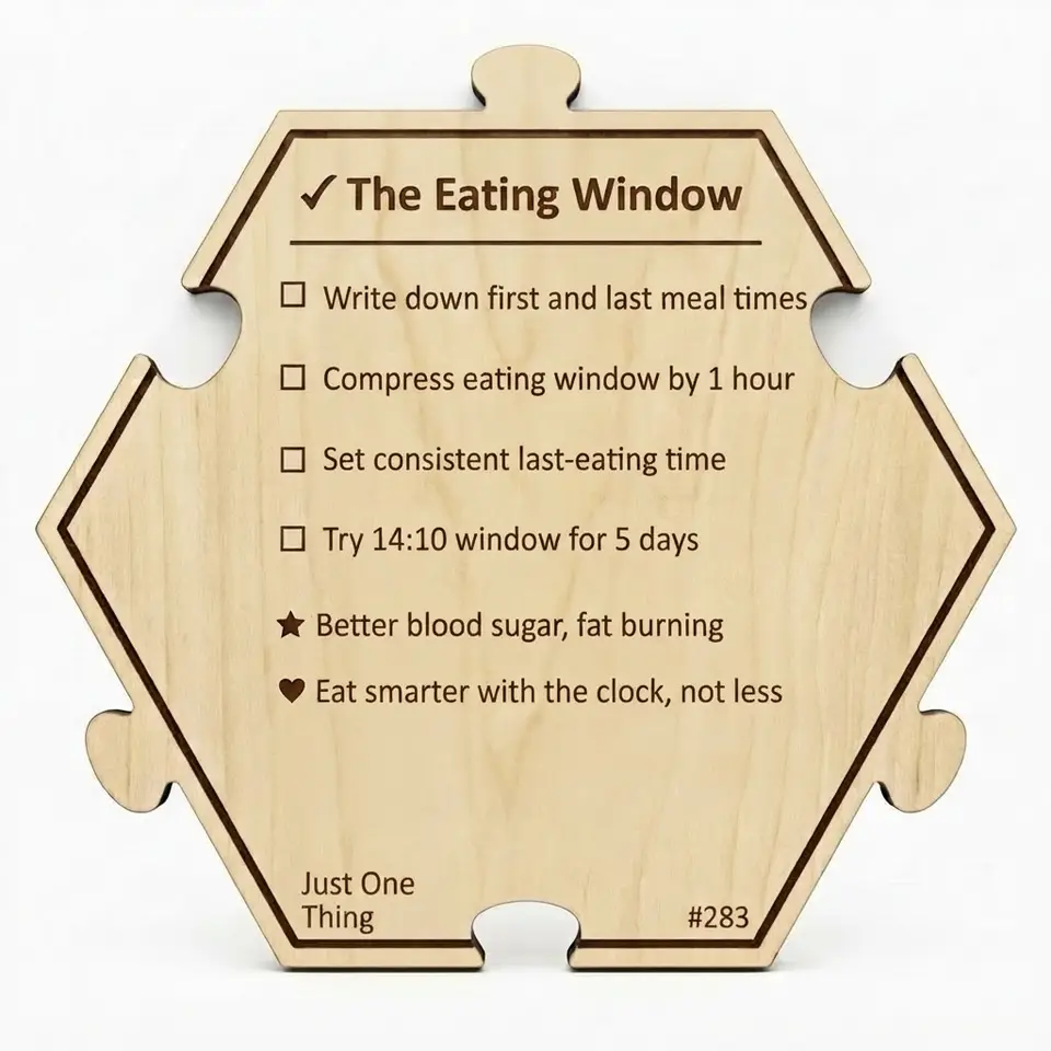 The Eating Window — Puzzle4Life™ piece back