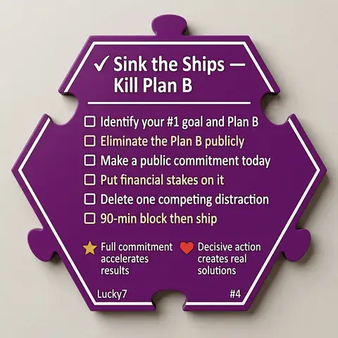 Sink the Ships — Kill Plan B — Puzzle4Life™ piece back