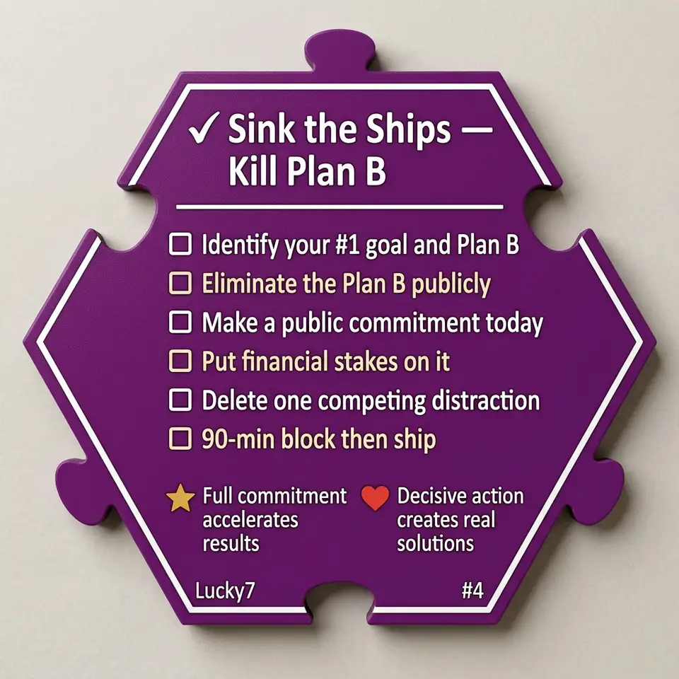 Sink the Ships — Kill Plan B — Puzzle4Life™ piece back