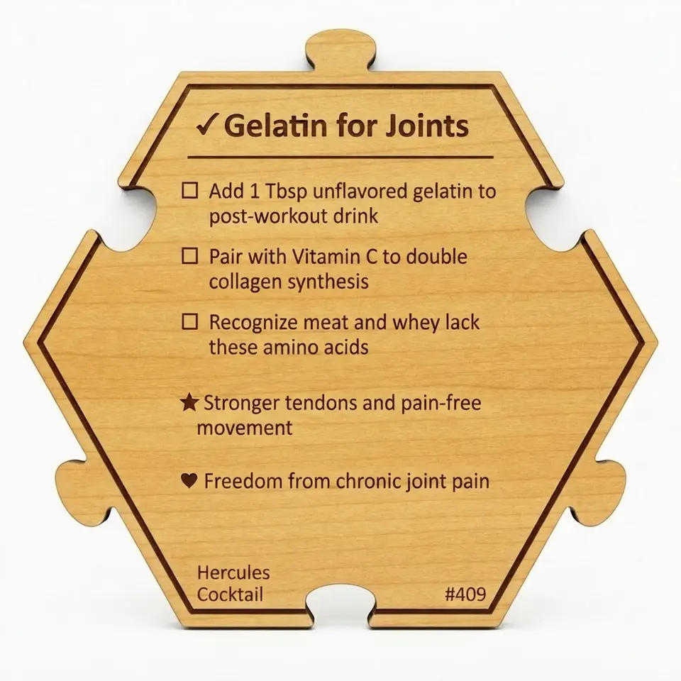 Gelatin for Joints — Puzzle4Life™ piece back
