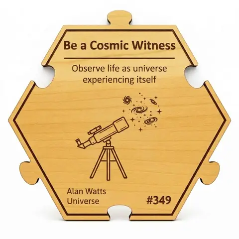 Be a Cosmic Witness — Puzzle4Life™ piece front