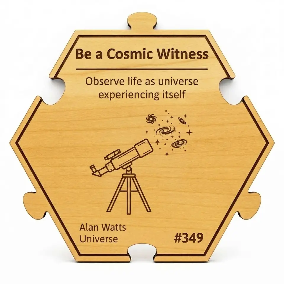 Be a Cosmic Witness — Puzzle4Life™ piece front