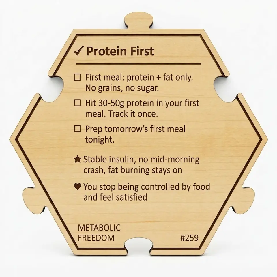 Protein First — Puzzle4Life™ piece back