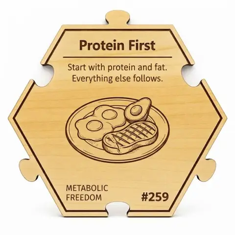 Protein First — Puzzle4Life™ piece front