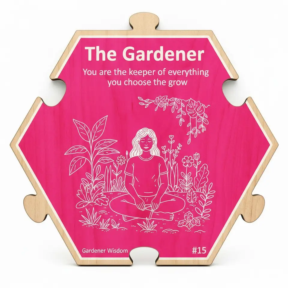 The Gardener — Puzzle4Life™ piece front