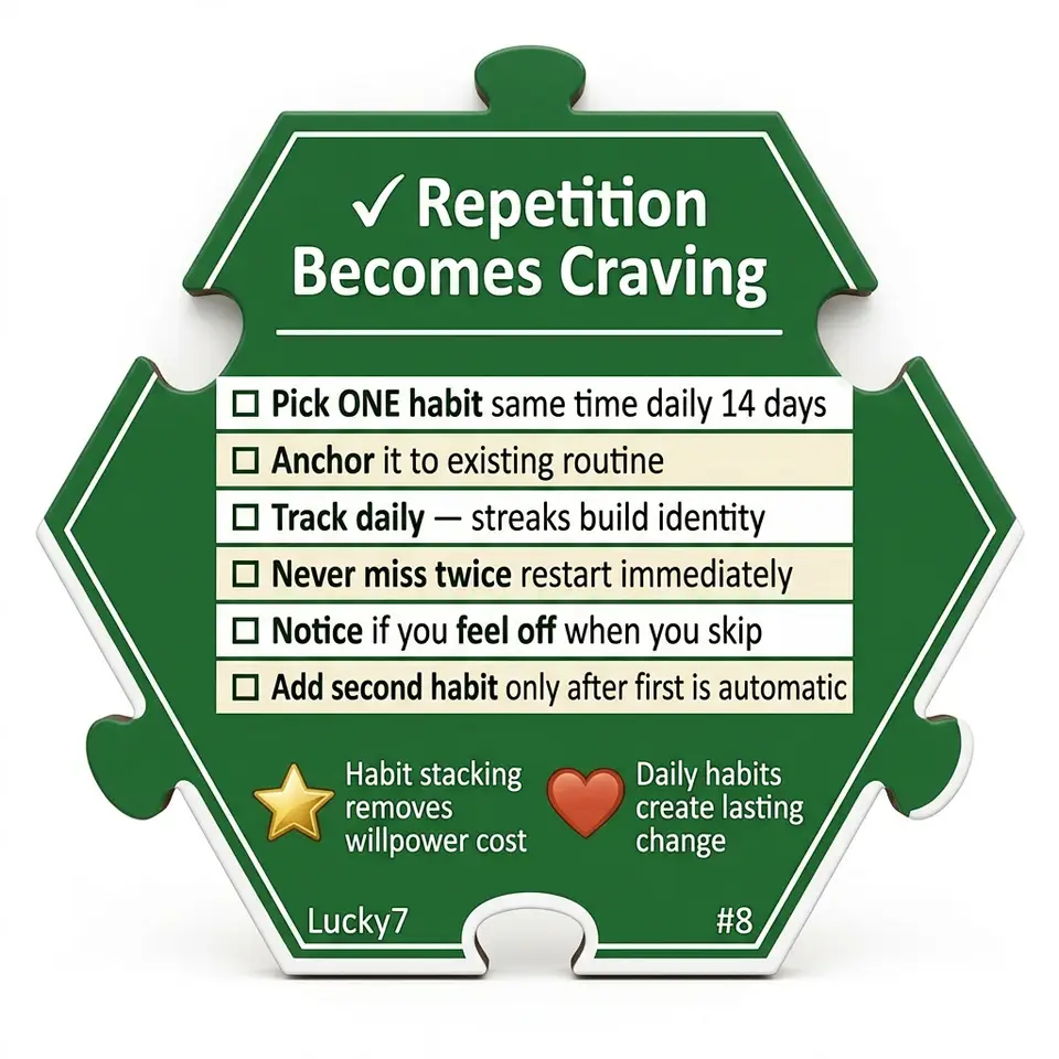 Repetition — Puzzle4Life™ piece back