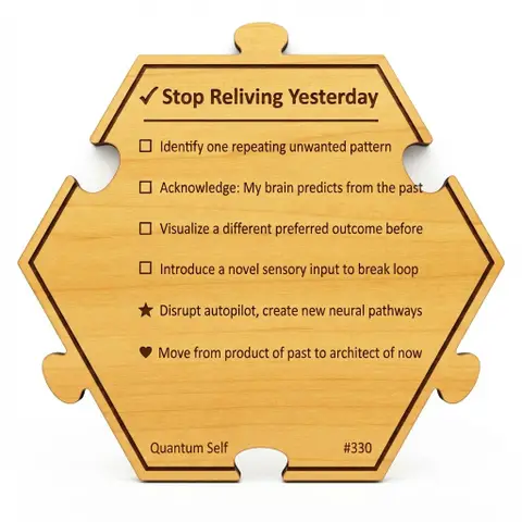 Stop Reliving Yesterday — Puzzle4Life™ piece back