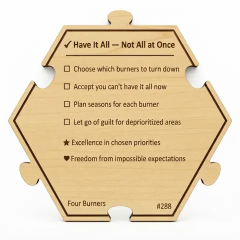 You Can Have It All — Just Not All at Once — Puzzle4Life™ piece back