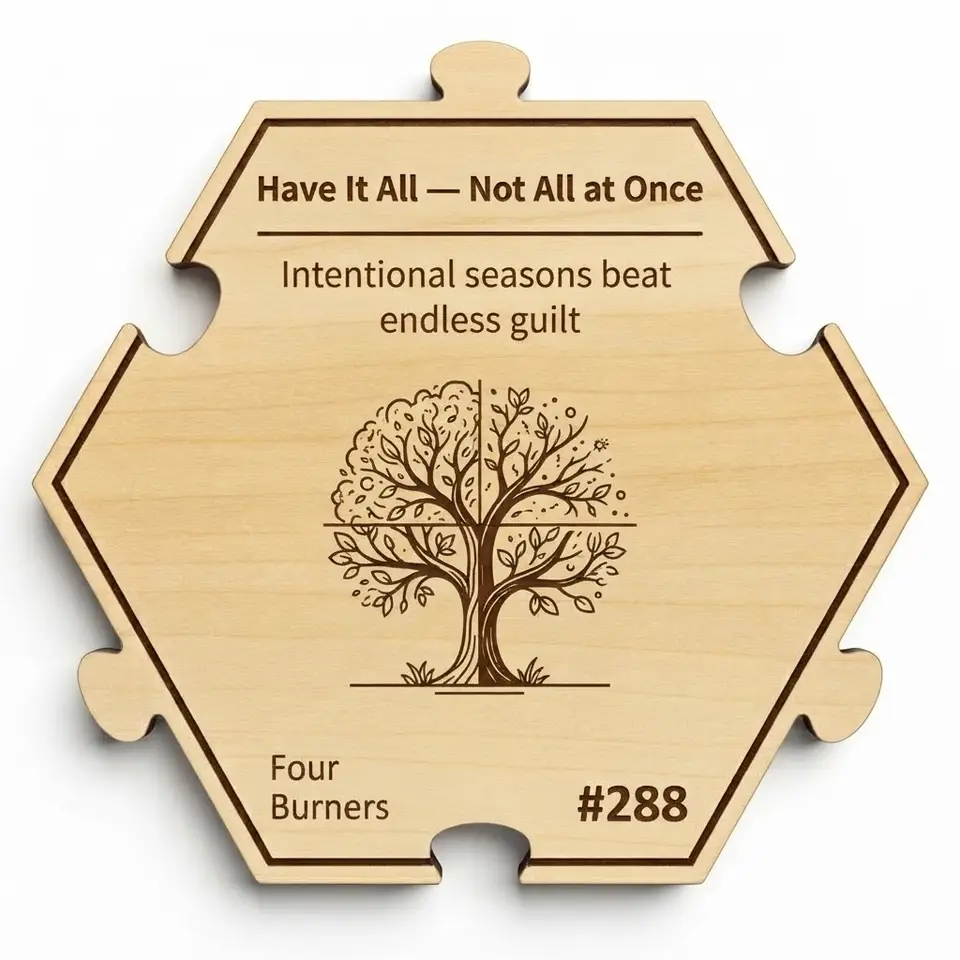 You Can Have It All — Just Not All at Once — Puzzle4Life™ piece front