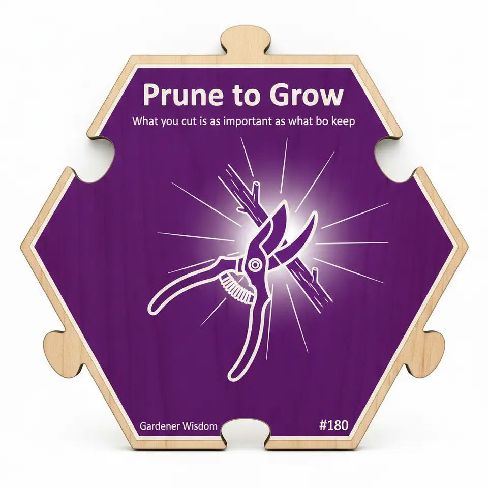 Prune to Grow — Puzzle4Life™ piece front