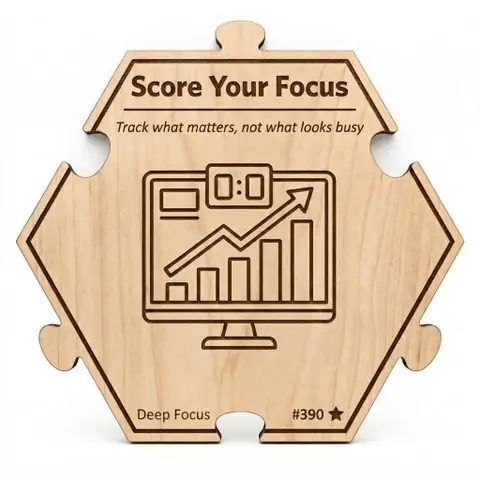 Protect Your Deep Work Hours — Puzzle4Life™ piece front