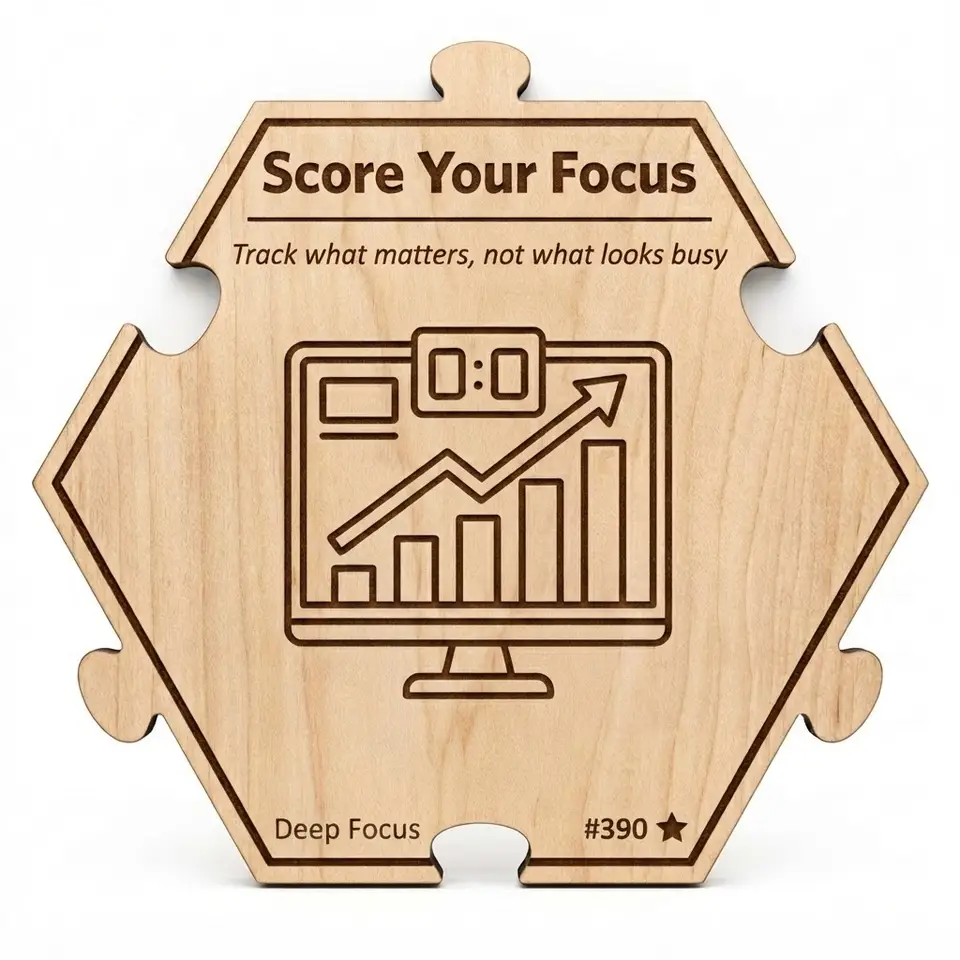 Protect Your Deep Work Hours — Puzzle4Life™ piece front