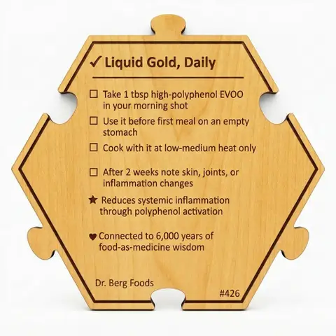 Dr. Berg — 7 Healthiest Foods #426 — Puzzle4Life™ piece back