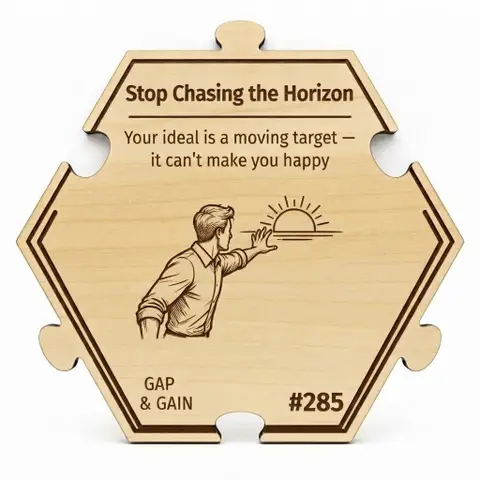 Stop Chasing the Horizon — Puzzle4Life™ piece front