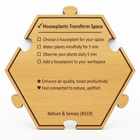 Transform Your Space with Houseplants — Puzzle4Life™ piece back