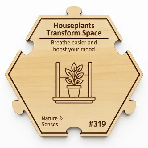 Transform Your Space with Houseplants — Puzzle4Life™ piece front