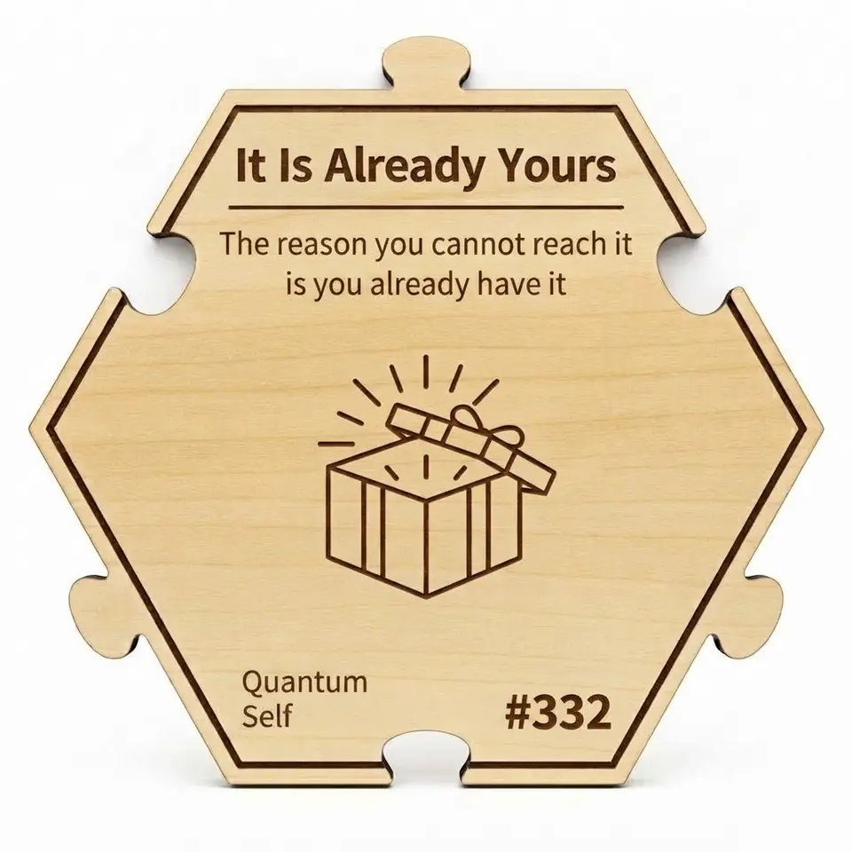 It Is Already Yours — Puzzle4Life™ piece front