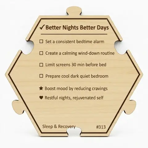 Transform Your Night for Better Days — Puzzle4Life™ piece back