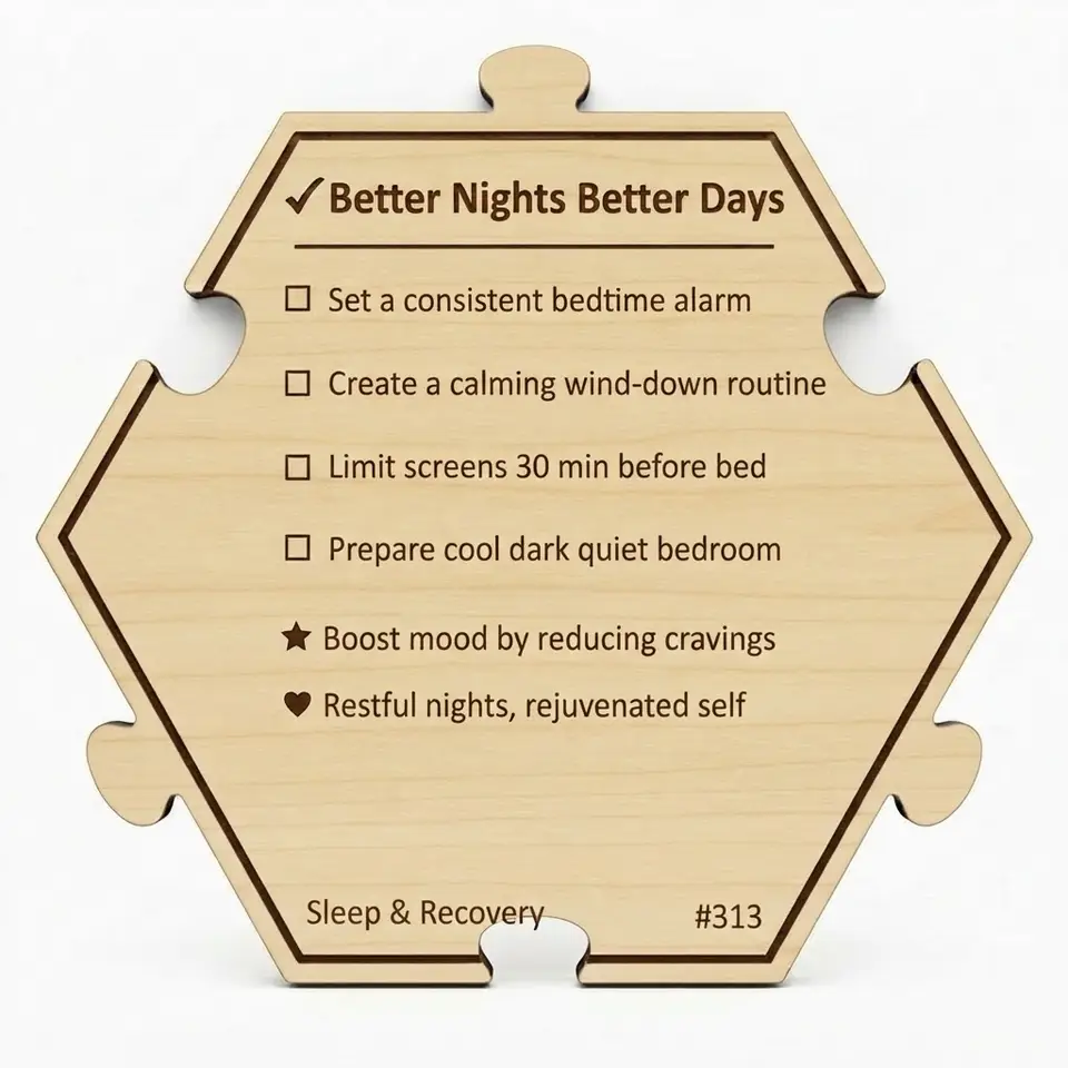 Transform Your Night for Better Days — Puzzle4Life™ piece back