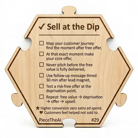 Sell at the Dip — Puzzle4Life™ piece back