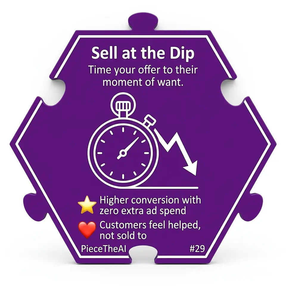 Sell at the Dip — Puzzle4Life™ piece front