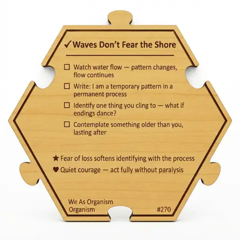 Waves Don't Fear the Shore — Puzzle4Life™ piece back