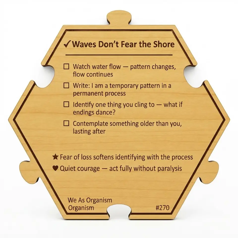 Waves Don't Fear the Shore — Puzzle4Life™ piece back