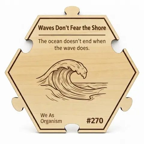Waves Don't Fear the Shore — Puzzle4Life™ piece front