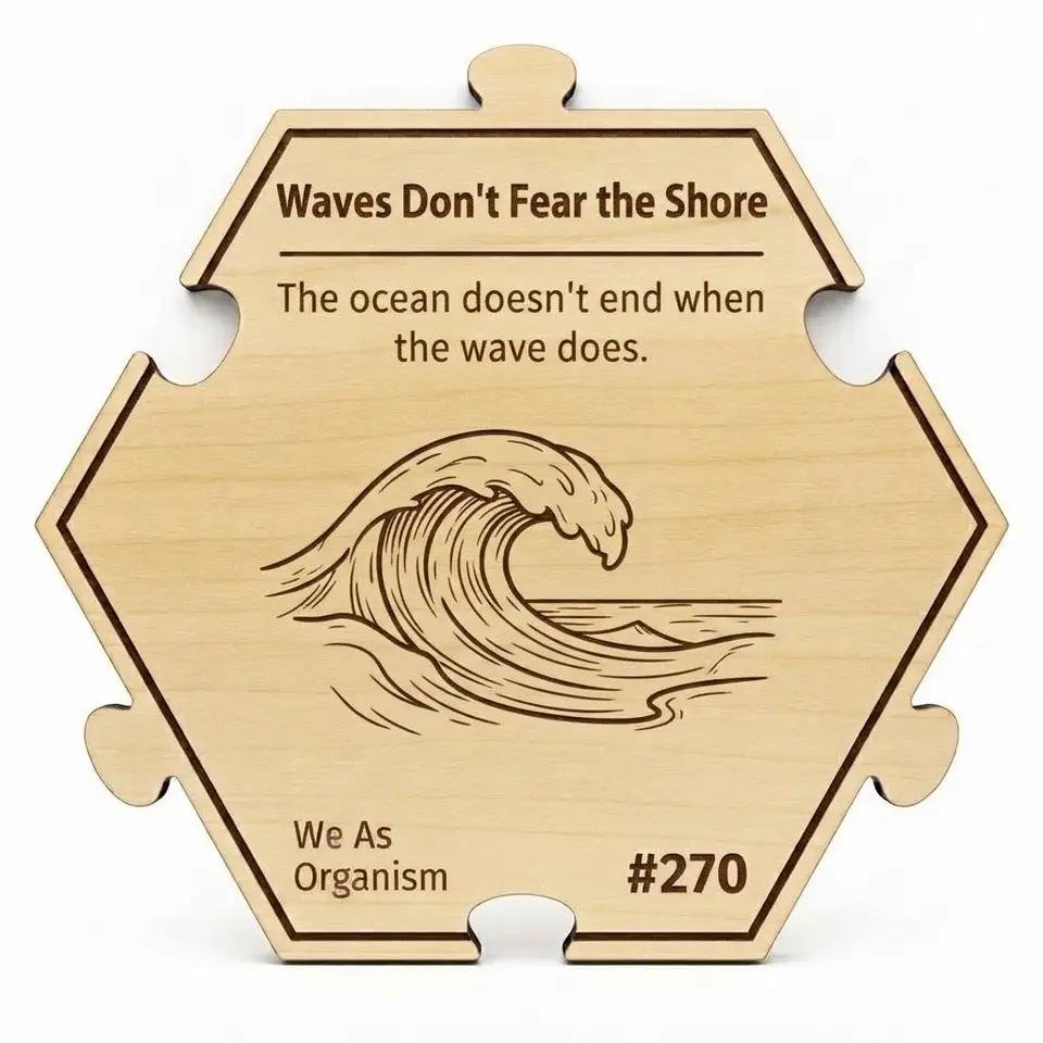 Waves Don't Fear the Shore — Puzzle4Life™ piece front