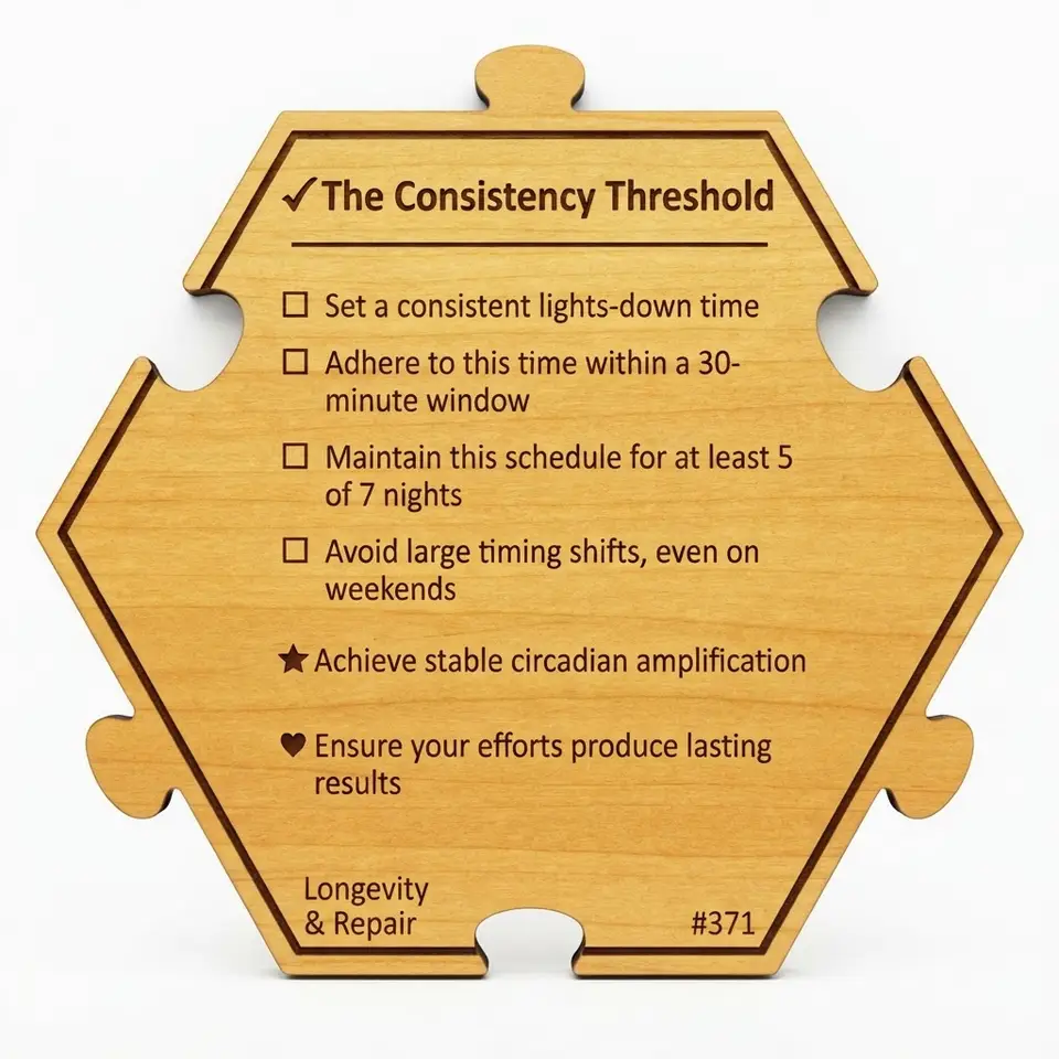 Sync Your Body Clock — Puzzle4Life™ piece back
