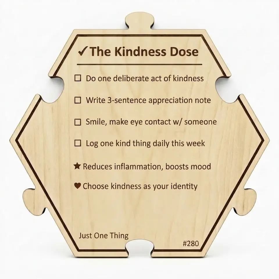 The Kindness Dose — Puzzle4Life™ piece back