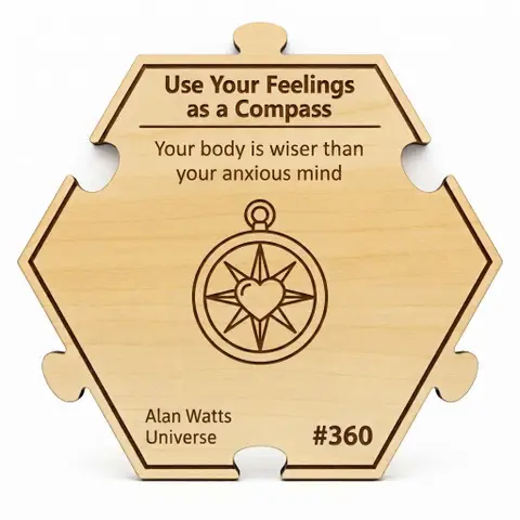 Use Your Feelings as a Compass — Puzzle4Life™ piece front