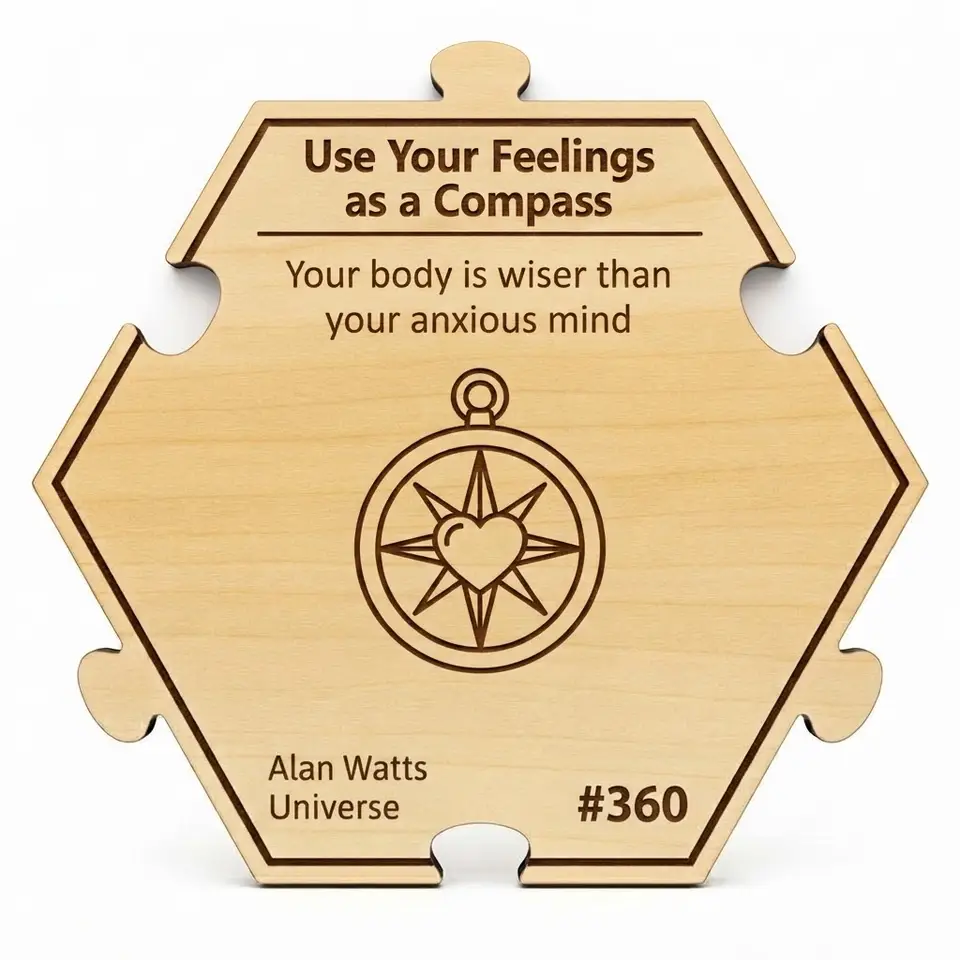 Use Your Feelings as a Compass — Puzzle4Life™ piece front