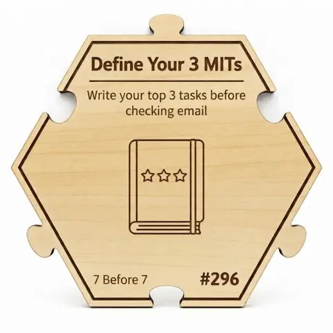 Define Your 3 Most Important Tasks — Puzzle4Life™ piece front