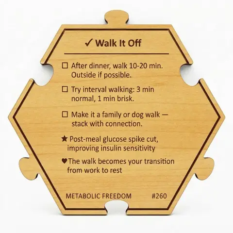 Walk It Off — Puzzle4Life™ piece back