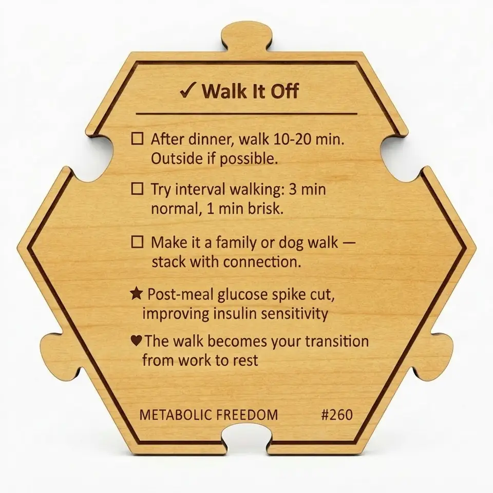 Walk It Off — Puzzle4Life™ piece back