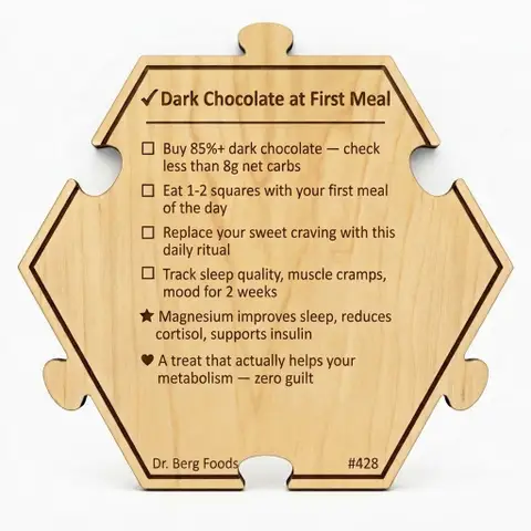 Dr. Berg — 7 Healthiest Foods #428 — Puzzle4Life™ piece back