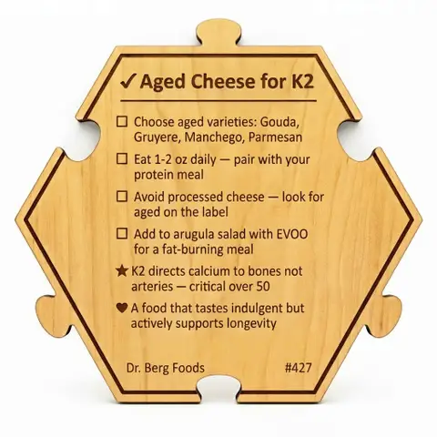 Dr. Berg — 7 Healthiest Foods #427 — Puzzle4Life™ piece back