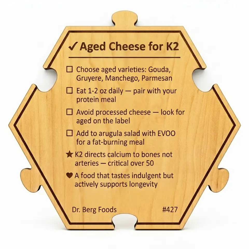 Dr. Berg — 7 Healthiest Foods #427 — Puzzle4Life™ piece back