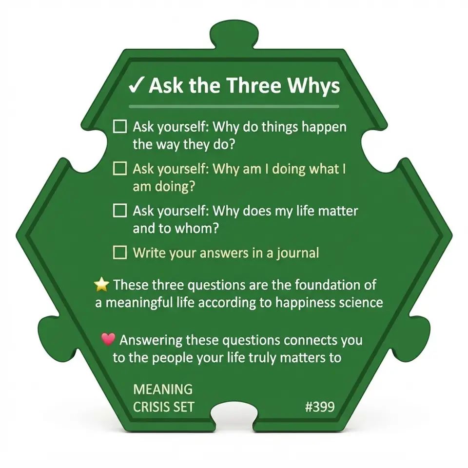 Ask the Three Whys — Puzzle4Life™ piece back